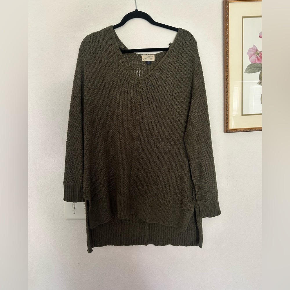 Universal Thread army green oversized sweater